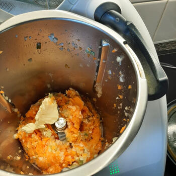 Thermomixrecept: ovenschotel met vis en groentesaus 4