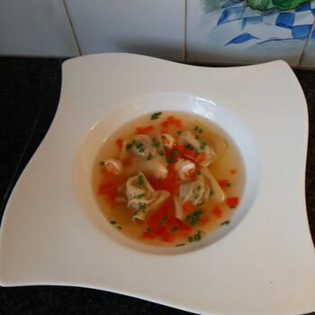 Wontonsoep met gehakt 2