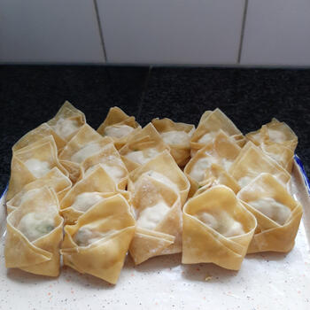 Wontonsoep met gehakt 5