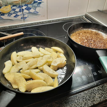 Gebakken lever met biersaus 6