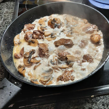 Kippenlevertjes met champignons 4